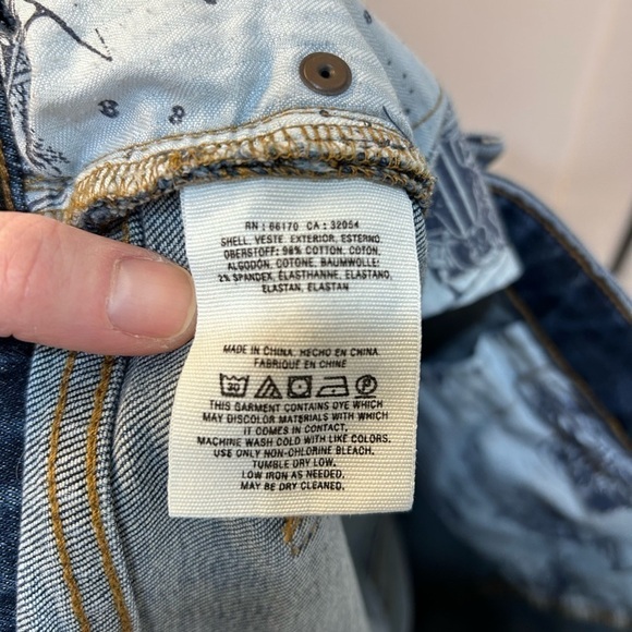 Pilcro And The Letterpress Straight Leg Jeans 5 Pocket Denim Women Size Unknown - Picture 7 of 8